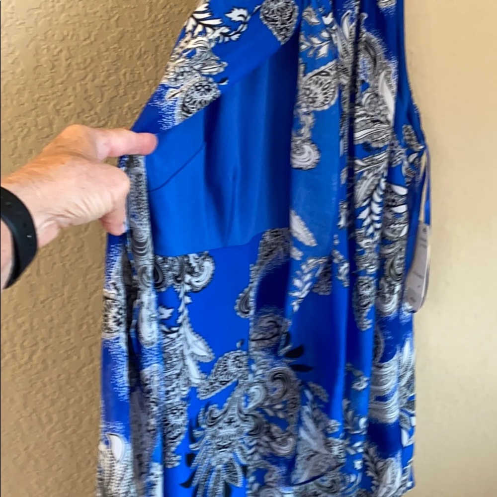 SLNY sleeveless paisley print dress - Picture 4 of 8